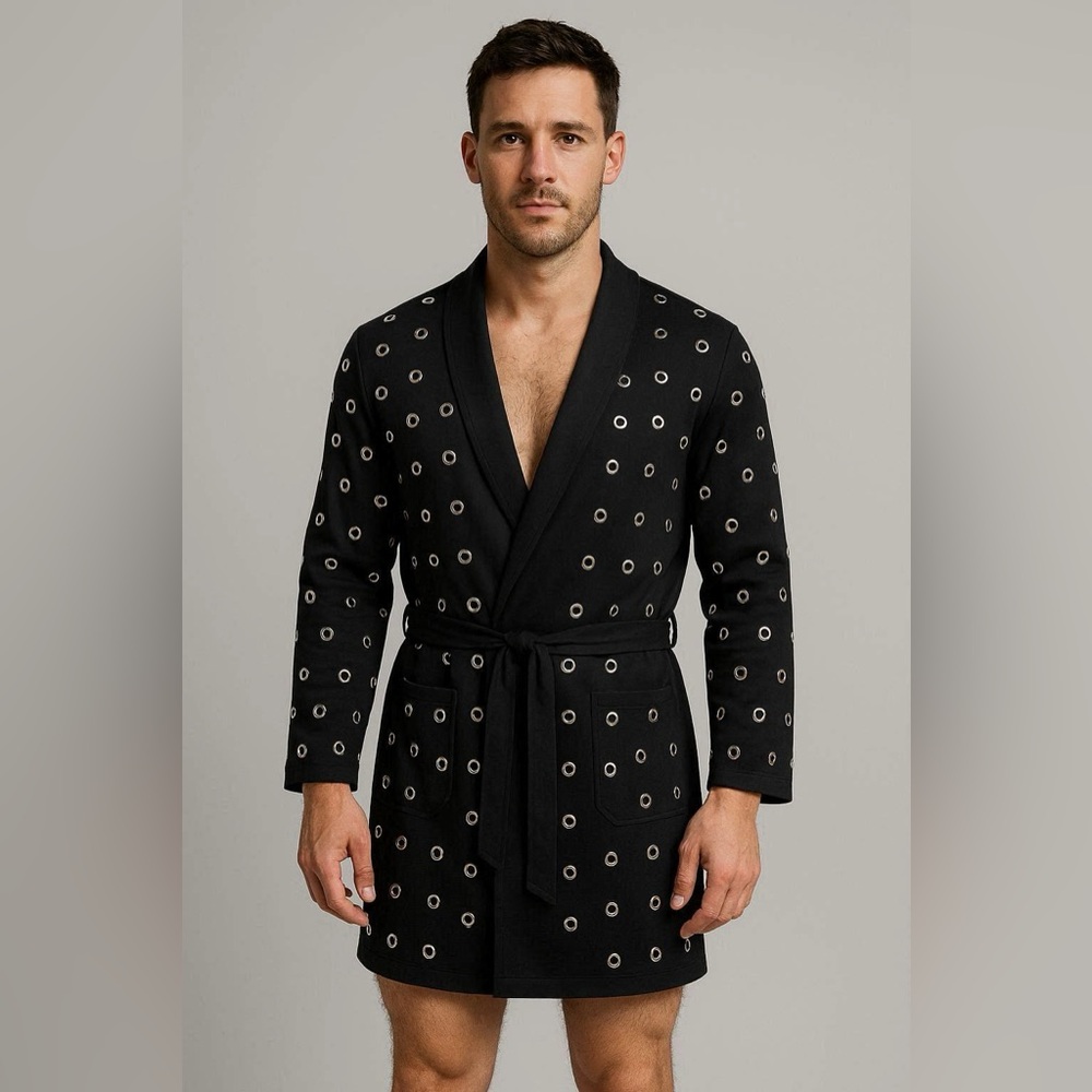 Elegant Black Eyelet Women's Blazer